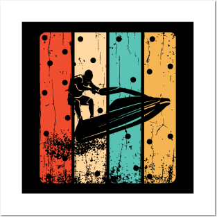 Retro Jet Skiing Gifts Posters and Art